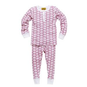 NEW Roberta Roller Rabbit -  PINK Elephant PJ Set